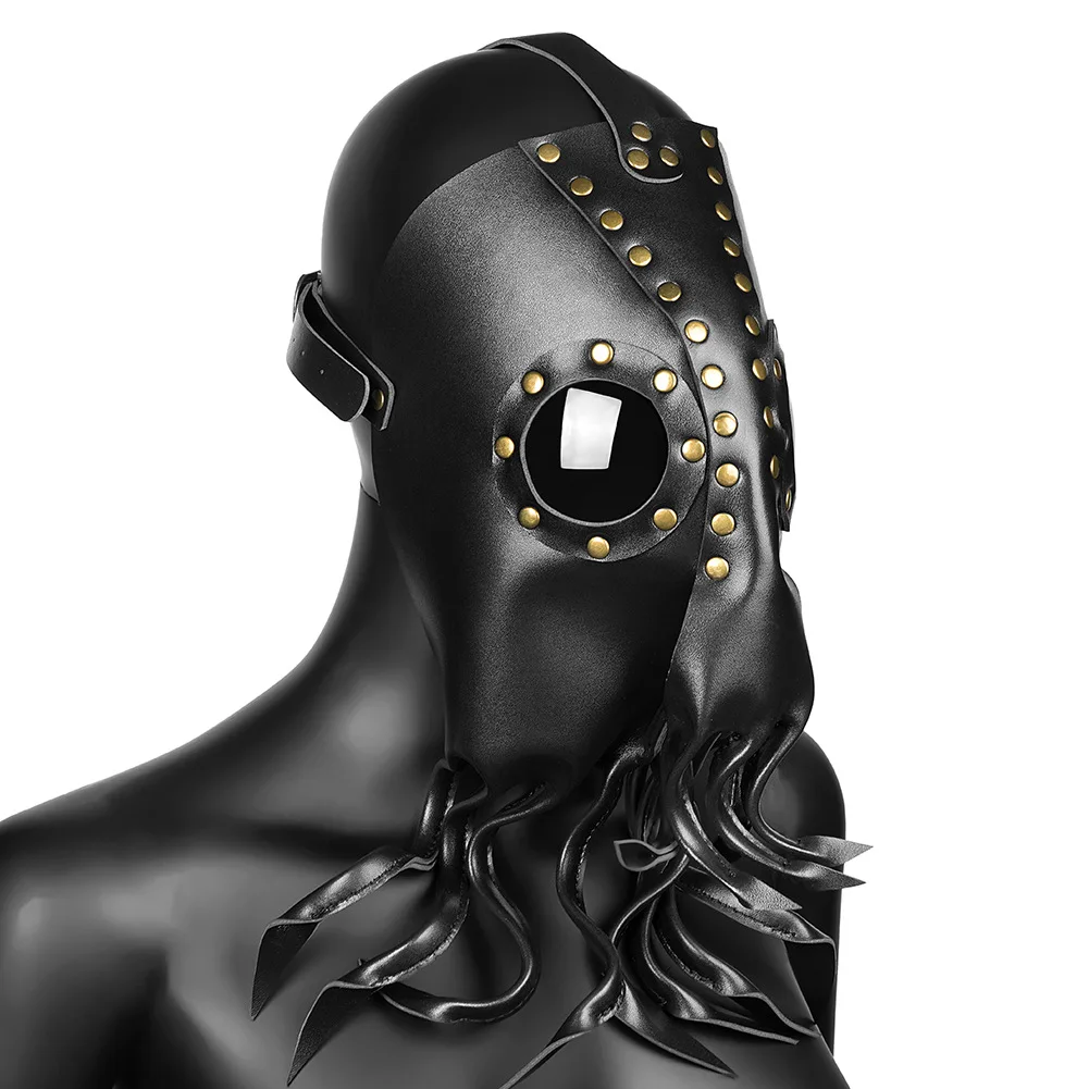 Steampunk Pu Leather Cosplay Mask Octopus Devil Punk Cosplay Face Mask Leather Pu Mask Unisex Halloween Masks Props Adult
Steampunk Pu Leather Cosplay Mask Octopus Devil Punk Cosplay Face Mask Leather Pu Mask Unisex Halloween Masks Props Adult