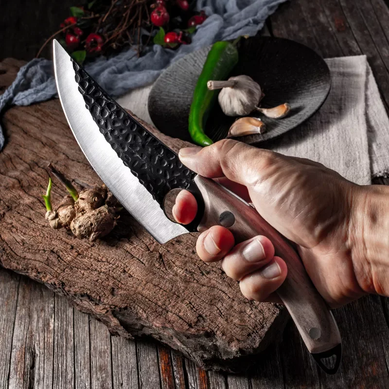 NEW2023 5.5" Meat Cleaver Hunting Knife Handmade Forged Boning Knife Serbian Chef Knife Stainless Steel Kitchen Knife Butch
NEW2023 5.5" Meat Cleaver Hunting Knife Handmade Forged Boning Knife Serbian Chef Knife Stainless Steel Kitchen Knife Butch