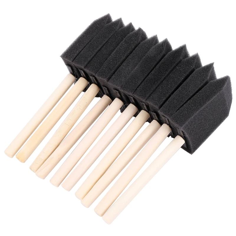 2 Inch Foam Sponge Wood Handle Paint Brush Set (Value Pack Of 40) - Lightweight, Durable And Great For Acrylics, Stains, Varnish
2 Inch Foam Sponge Wood Handle Paint Brush Set (Value Pack Of 40) - Lightweight, Durable And Great For Acrylics, Stains, Varnish