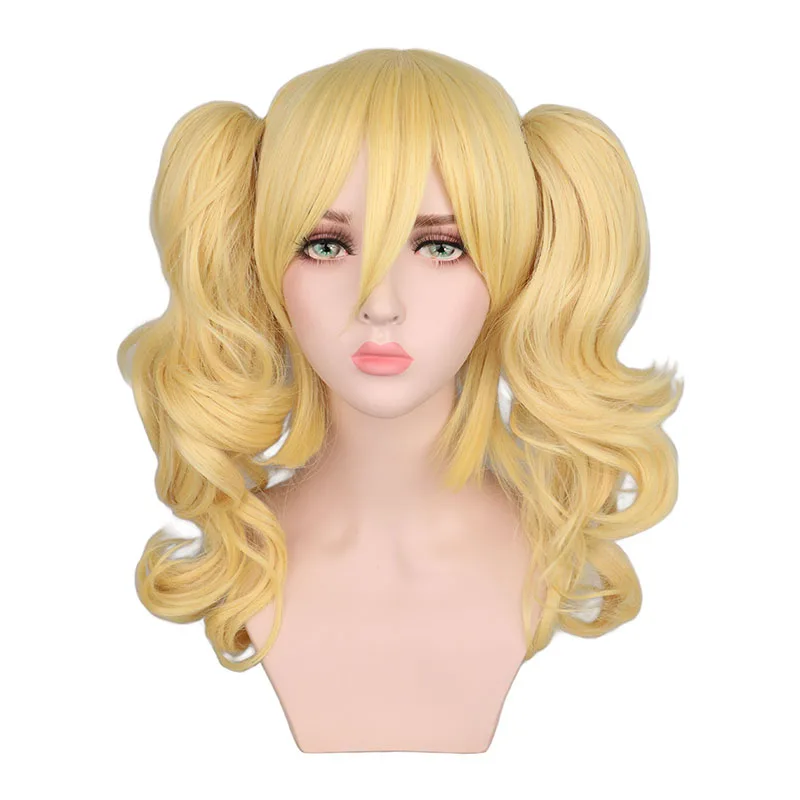 Blonde Cosplay Wig Heat Resistant Synthetic Hair 2 Ponytail Hair Extension Long Wavy Anime Wig for Women
Blonde Cosplay Wig Heat Resistant Synthetic Hair 2 Ponytail Hair Extension Long Wavy Anime Wig for Women