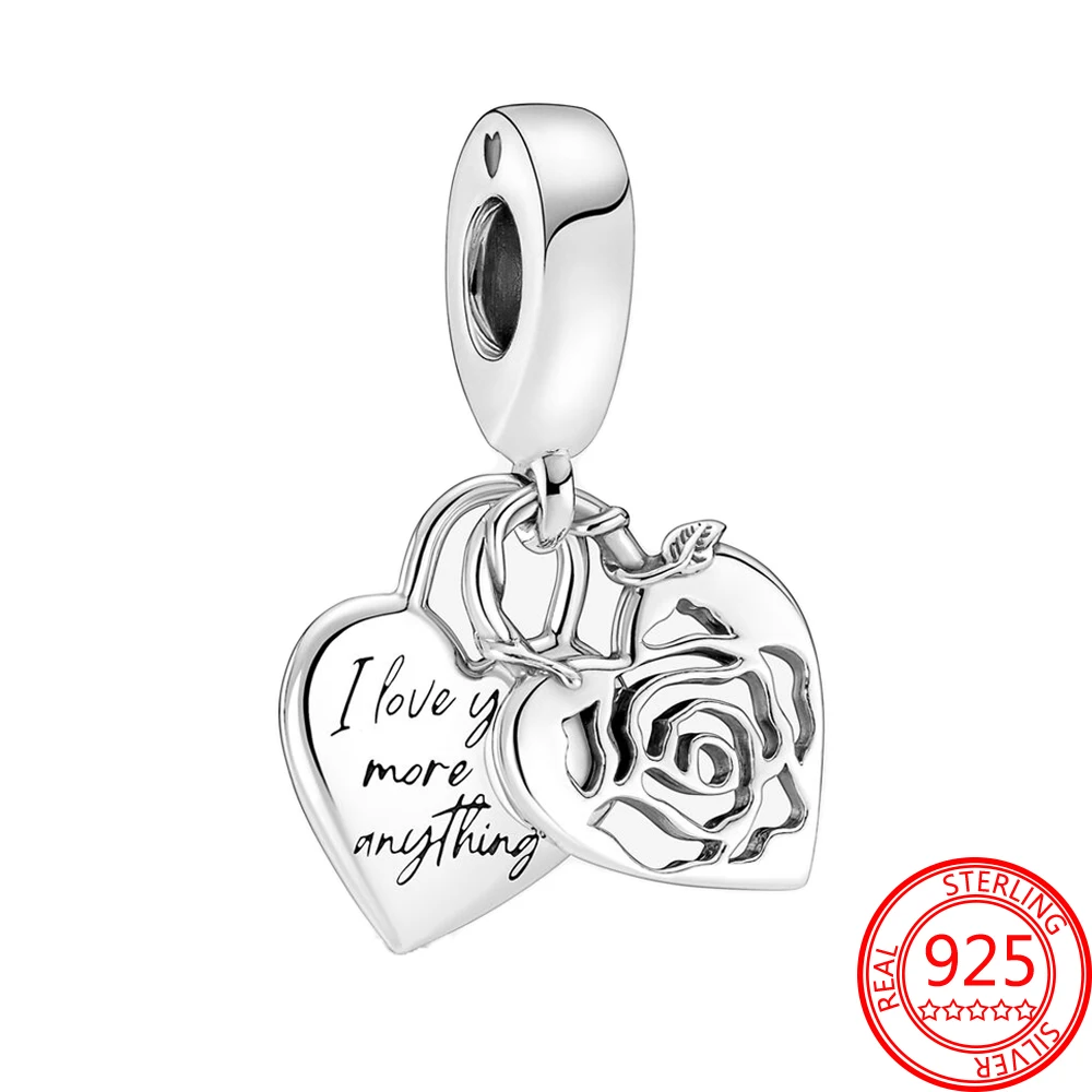 charms plata de ley 925 charm "I love you more than anything" Rose Heart Padlock Dangle Charm fit original pandora bracelets
charms plata de ley 925 charm "I love you more than anything" Rose Heart Padlock Dangle Charm fit original pandora bracelets