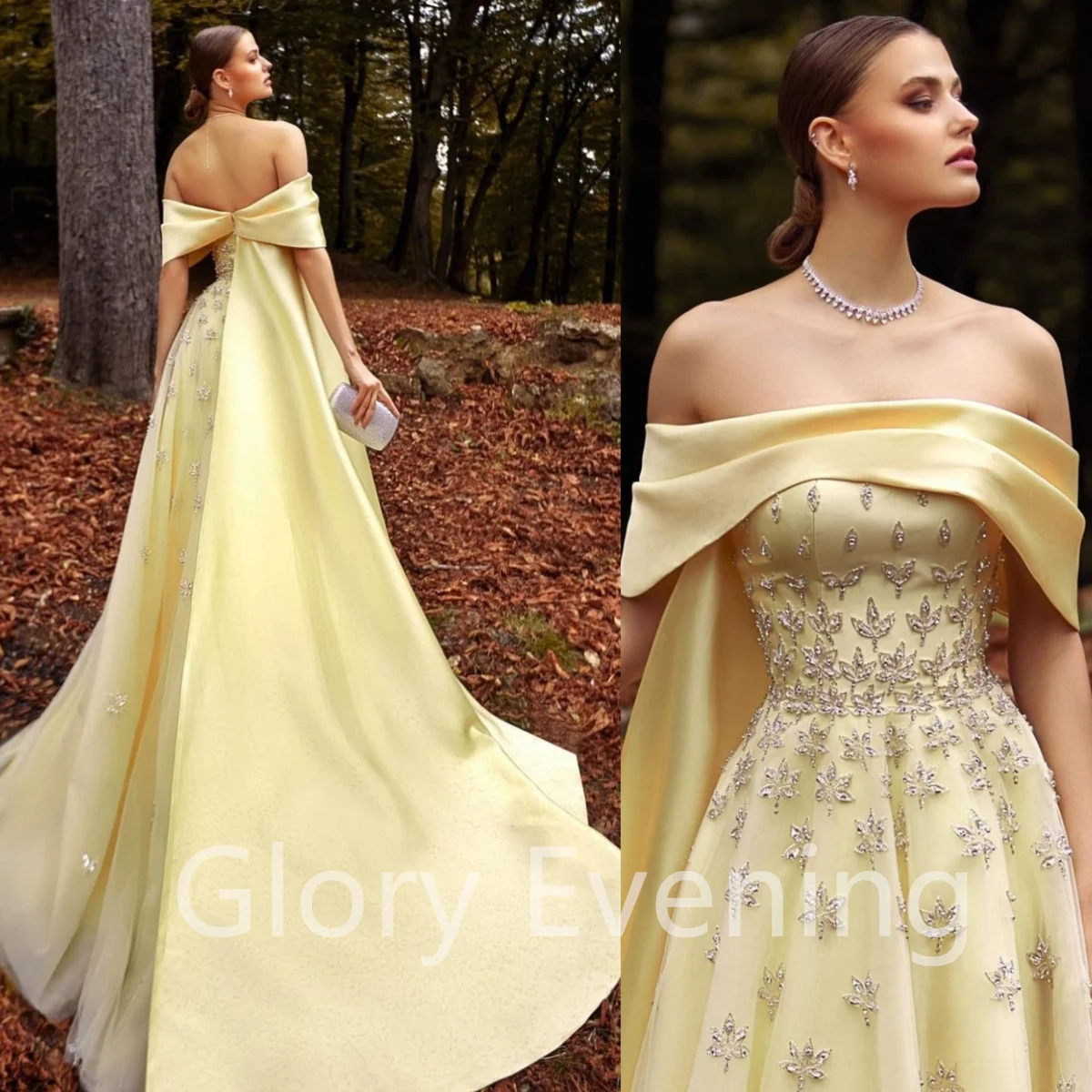 Shiny Gold Prom Dresses Classic Off The Shoulder Evening Dress Sequins Flowers Ball Gowns Long Custom Made Formal Wedding Party 
Shiny Gold Prom Dresses Classic Off The Shoulder Evening Dress Sequins Flowers Ball Gowns Long Custom Made Formal Wedding Party