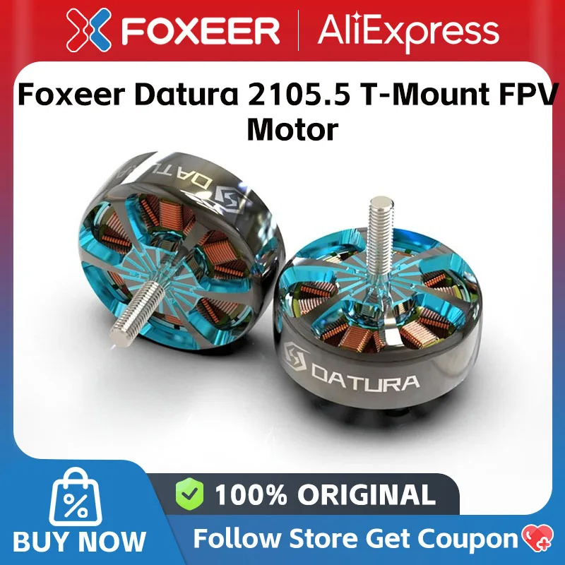 FOXEER Datura 2105.5 2650KV 3650KV 4-6S бесщеточный двигатель с Т-образным креплением 3-4 дюйма