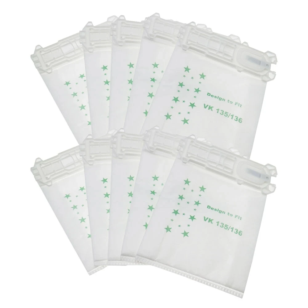 Dust bags + Freshener Vacuum Cleaner Accessories Dust Bag for Vorwerk VK135 VK136 FP135 FP136 Kobold135 VK369 Kobold136
Dust bags + Freshener Vacuum Cleaner Accessories Dust Bag for Vorwerk VK135 VK136 FP135 FP136 Kobold135 VK369 Kobold136
