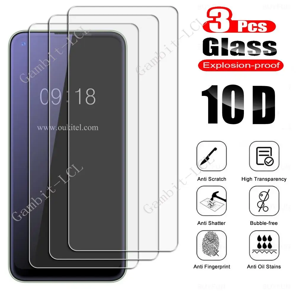 

3PCS For Oukitel C19 Pro C21 C23 C25 C21 C22 C16 C17 C18 C12 Plus K12 K13 K15 Plus Tempered Glass Protector Screen Cover Film