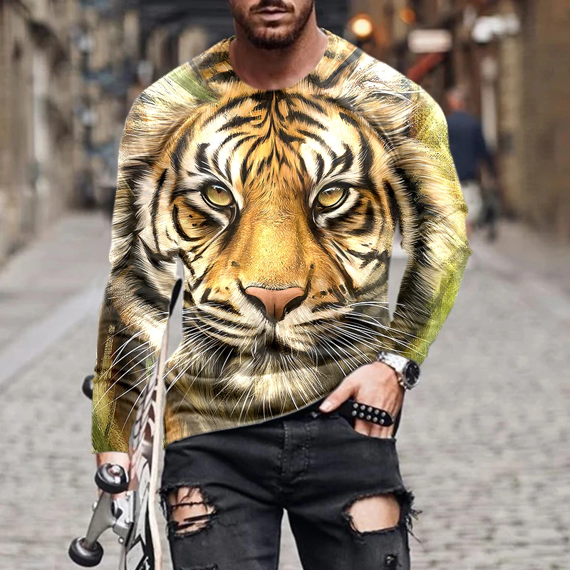 European and American popular men's casual 3D digital printing long sleeve T-shirt fashion trend 3D printing T-shirt xs-6xl
European and American popular men's casual 3D digital printing long sleeve T-shirt fashion trend 3D printing T-shirt xs-6xl