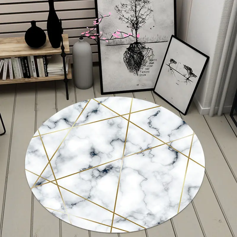 Modern Simple Round Carpets for Sofa Living Room Decoration Bedroom Large Area Rugs Bedside Anti-skid Entrance Door Mat Washable
Modern Simple Round Carpets for Sofa Living Room Decoration Bedroom Large Area Rugs Bedside Anti-skid Entrance Door Mat Washable