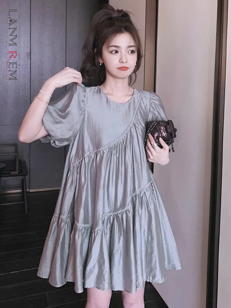LANMREM Fashion Dress For Women Round Collar Puff Sleeves Patchwork Thin Casual A-line Dresses Female Clothing 2023 New 2XZ153
LANMREM Fashion Dress For Women Round Collar Puff Sleeves Patchwork Thin Casual A-line Dresses Female Clothing 2023 New 2XZ153