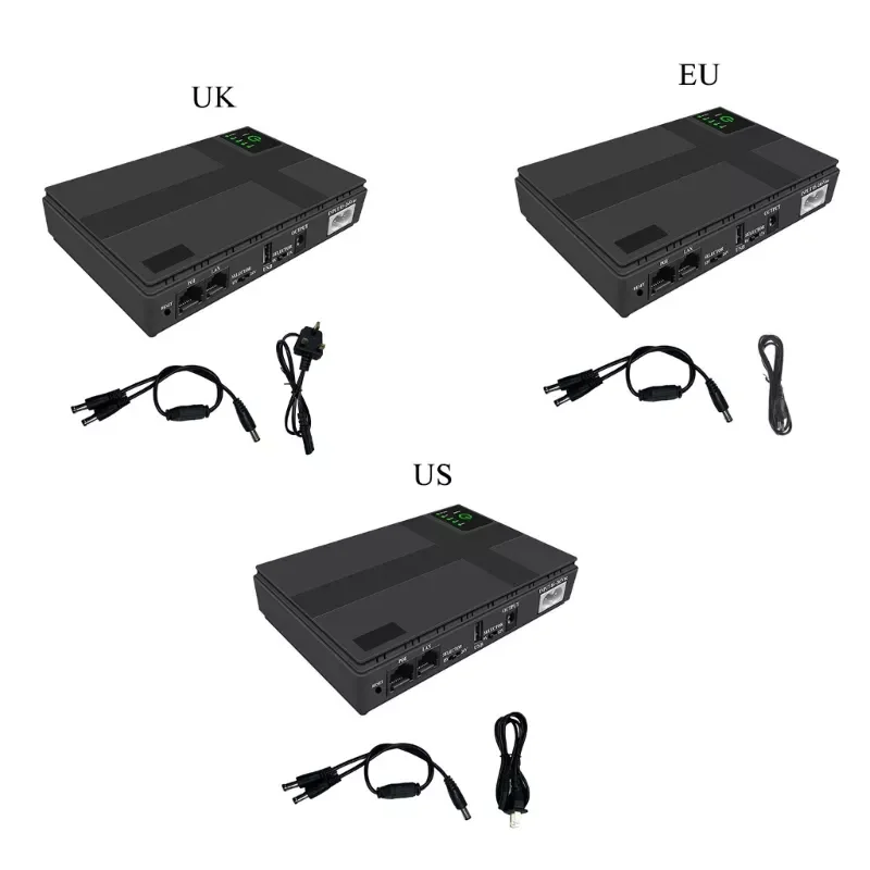 Home Battery Backup 10400mAh for 5V 9V 12V LED Light WiFi Router Phone Webcam P0RC
Home Battery Backup 10400mAh for 5V 9V 12V LED Light WiFi Router Phone Webcam P0RC
