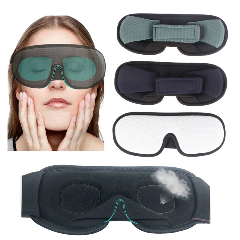

3D Sleeping Mask Block Out Light Sleep Mask For Eyes Soft Sleeping Aid Eye Mask for Travel Eyeshade Night Breathable