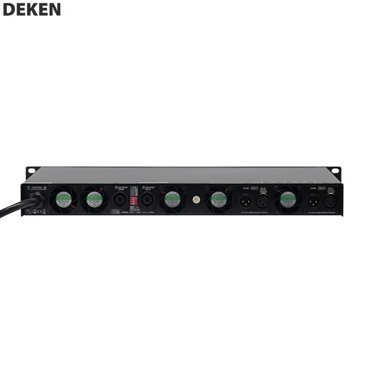 DEKEN DA-4200E OEM/ODM стабильный усилитель мощности 2 Ом 2*8500 Вт 1U аудио звук стандартный