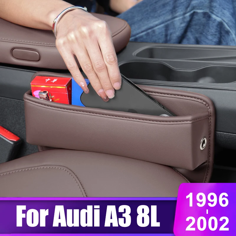 For A3 S3 8L RS3 1996 1997 1998 1999 2000 2001 2002 Car Seat Slit Gap Pocket Seat Storage Box Organizer Cup Holder Accessories
For A3 S3 8L RS3 1996 1997 1998 1999 2000 2001 2002 Car Seat Slit Gap Pocket Seat Storage Box Organizer Cup Holder Accessories