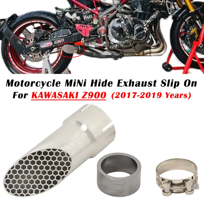 Slip On For Kawasaki Z900 2017 2018 2019 Motorcycle Exhaust Escape System Modified Hidden Muffler With Gasket No DB Killer
Slip On For Kawasaki Z900 2017 2018 2019 Motorcycle Exhaust Escape System Modified Hidden Muffler With Gasket No DB Killer