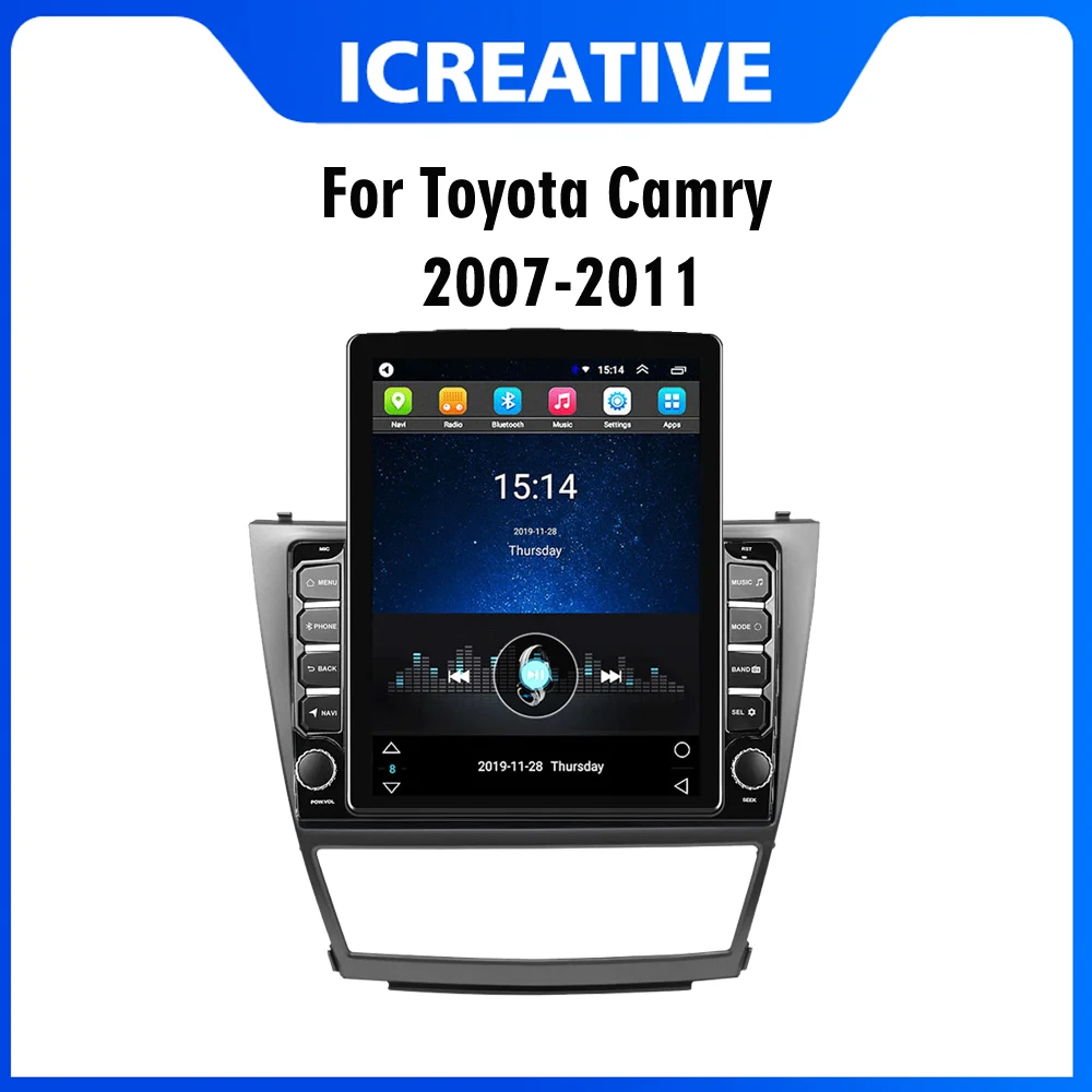 CarPlay Автомагнитола Магнитола Автомобильный мультимедийный плеер, для Toyota Camry 2007-2011, 2 Din, экран 9,7 дюйма Tesla, GPS-навигатор, Android, Авторадио, стере...
CarPlay Автомагнитола Магнитола Автомобильный мультимедийный плеер, для Toyota Camry 2007-2011, 2 Din, экран 9,7 дюйма Tesla, GPS-навигатор, Android, Авторадио, стере...