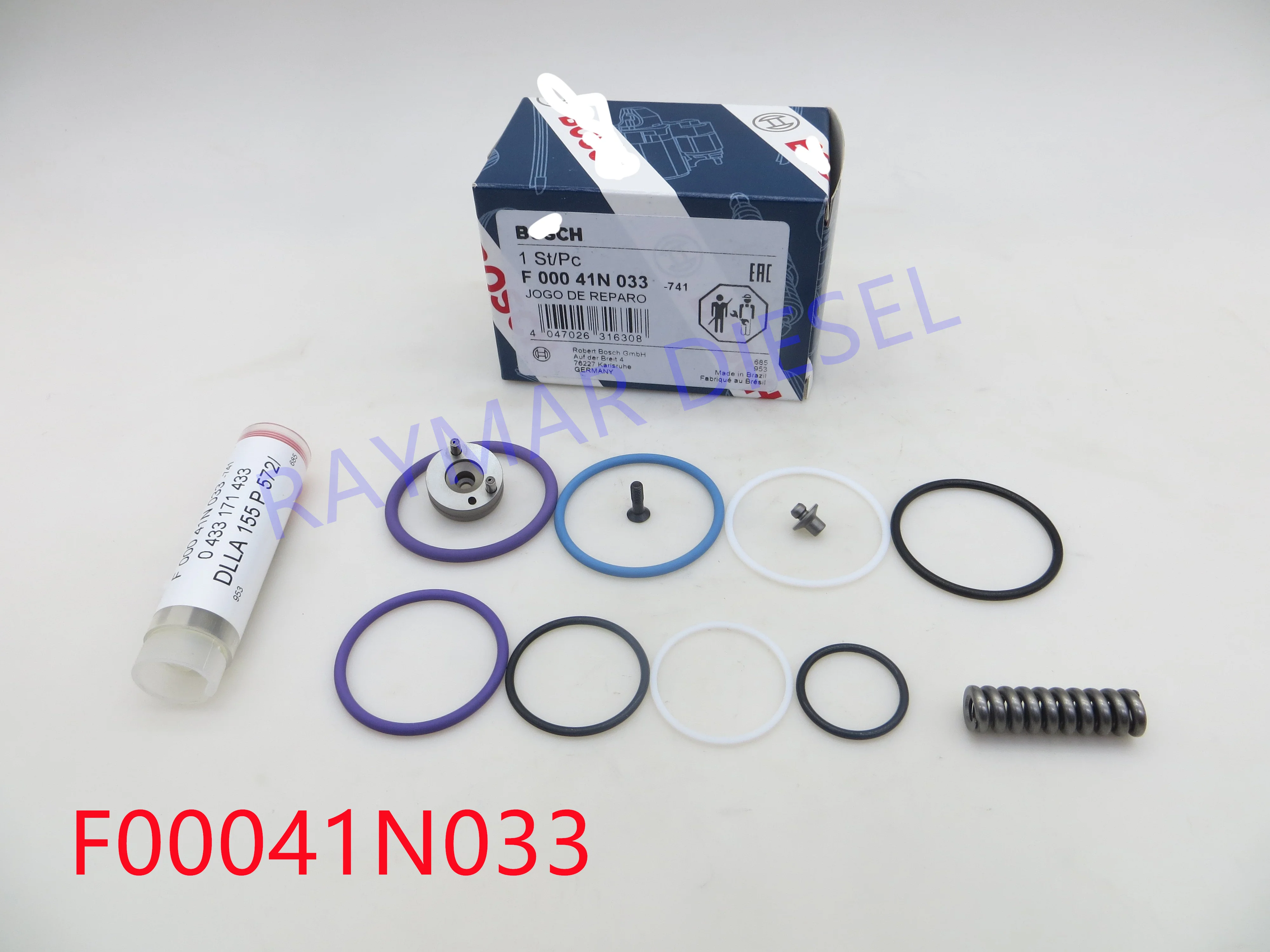 Genuine Brand Diesel Fuel Unit Injector Overhaul Repair Kit F00041N033, 0433171433, DLLA155P572 FOR 0414701004, 0414701055
Genuine Brand Diesel Fuel Unit Injector Overhaul Repair Kit F00041N033, 0433171433, DLLA155P572 FOR 0414701004, 0414701055