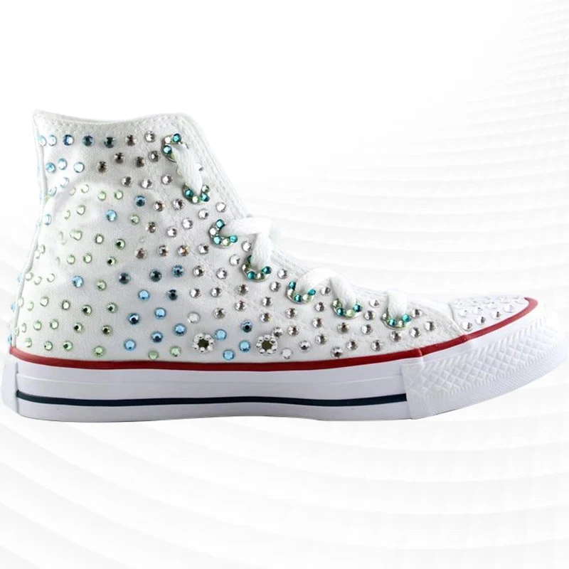 Splicing rhinestone high-top canvas shoes hip-hop street shooting comfortable walking handmade rhinestone vulcanized shoes 35-46
Splicing rhinestone high-top canvas shoes hip-hop street shooting comfortable walking handmade rhinestone vulcanized shoes 35-46