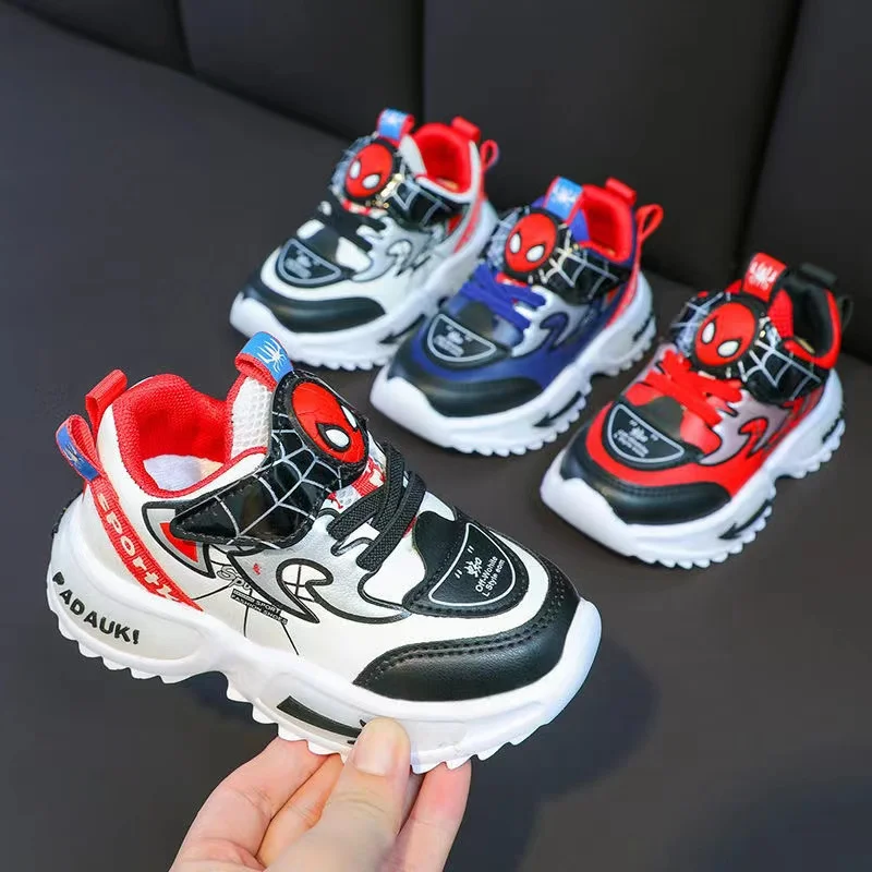 Kid Cartoon Spiderman Shoes Children Baby Boy Girl Running Sneakers Spring Autumn Sport Tenis Infantil Breathable Antiskid Shoes
Kid Cartoon Spiderman Shoes Children Baby Boy Girl Running Sneakers Spring Autumn Sport Tenis Infantil Breathable Antiskid Shoes