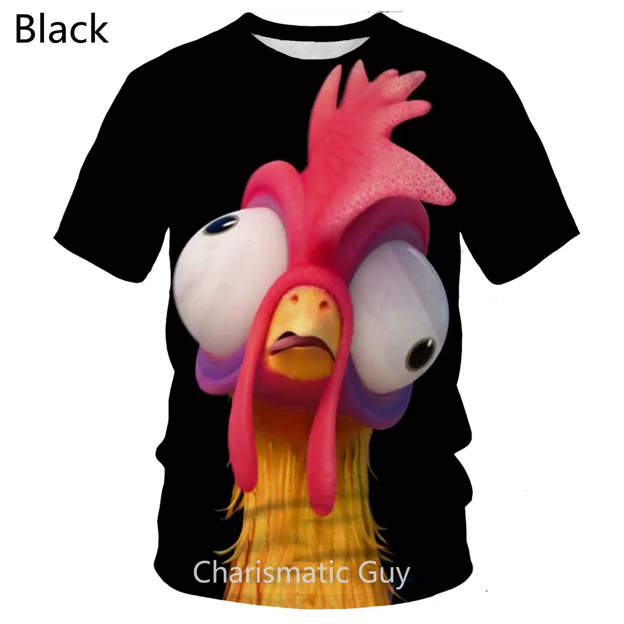 Fashion Anime Chicken 3D Printed T-Shirt Summer Fashion Popular Personality Cool Funny Short Sleeve Oversized Trend Male Clothes
Fashion Anime Chicken 3D Printed T-Shirt Summer Fashion Popular Personality Cool Funny Short Sleeve Oversized Trend Male Clothes