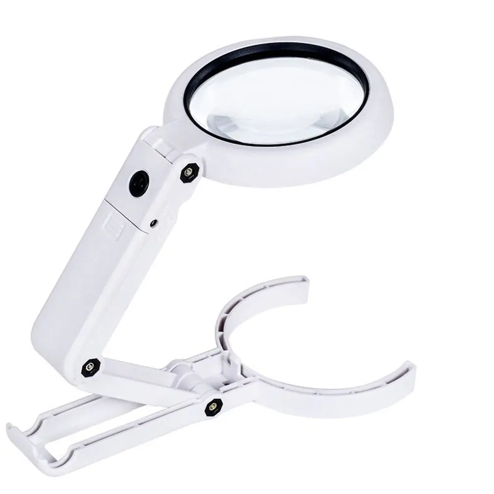 Magnifying Glass With 8 LED Lights Handsfree Magnifier 5X+11X Dual Magnification Lens For Reading Book Jewlery Coins
Magnifying Glass With 8 LED Lights Handsfree Magnifier 5X+11X Dual Magnification Lens For Reading Book Jewlery Coins