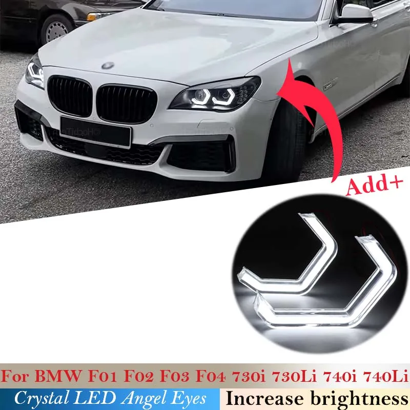 For BMW F01 F02 F03 F04 2009 ~ 2014 730i 730Li Crystal Day light Ultra Bright Concept M4 Iconic Style LED Angel Eyes Halo Rings
For BMW F01 F02 F03 F04 2009 ~ 2014 730i 730Li Crystal Day light Ultra Bright Concept M4 Iconic Style LED Angel Eyes Halo Rings