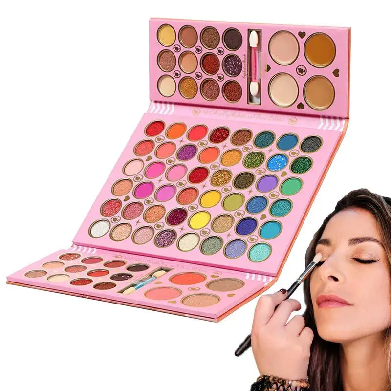 Eye Makeup Palette Eye Makeup Pallets For Women Blendable Matte Eyeshadow 80 Shades Eye Makeup Palette Matte Shimmer Eyeshadow
Eye Makeup Palette Eye Makeup Pallets For Women Blendable Matte Eyeshadow 80 Shades Eye Makeup Palette Matte Shimmer Eyeshadow