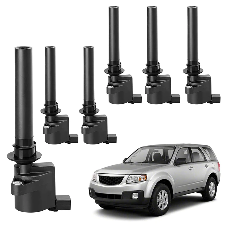 6PCS Ignition Coil Set for 2005 Ford Taurus V6 3.0L Vin S (DOHC 24V) DG513 2M2E12A366AC AJ5118100
6PCS Ignition Coil Set for 2005 Ford Taurus V6 3.0L Vin S (DOHC 24V) DG513 2M2E12A366AC AJ5118100