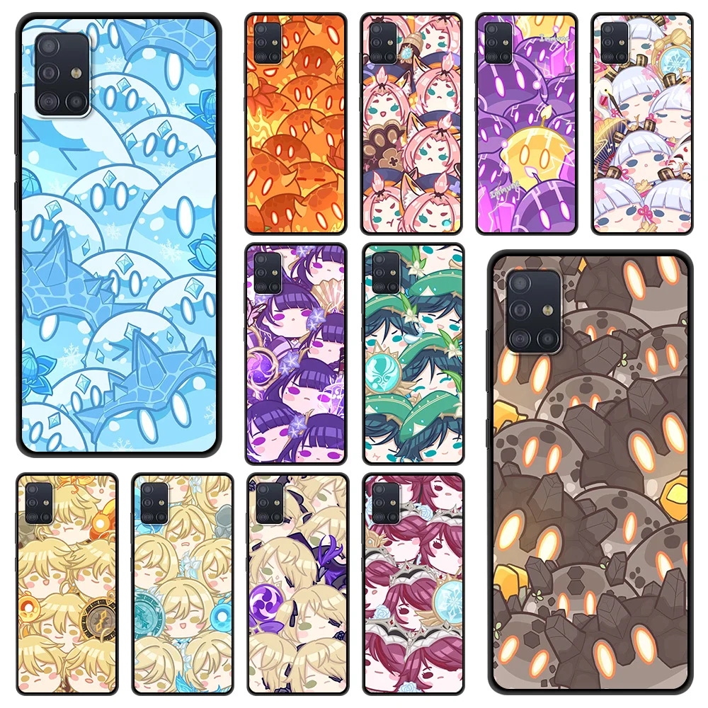 Genshin Impact Cute Slimes Phone Case for Samsung Galaxy A50 A70 A10 A10S A20 A30 A40 A20S A20E A02S A12 A22 A32 A52 A72 Cover
Genshin Impact Cute Slimes Phone Case for Samsung Galaxy A50 A70 A10 A10S A20 A30 A40 A20S A20E A02S A12 A22 A32 A52 A72 Cover