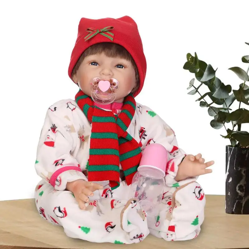 Baby Dolls Girl Simulation Newborn Infant Dolls With Movable Arms And Legs Toddlers Accompany Toy That Looks Real For Kids
Baby Dolls Girl Simulation Newborn Infant Dolls With Movable Arms And Legs Toddlers Accompany Toy That Looks Real For Kids