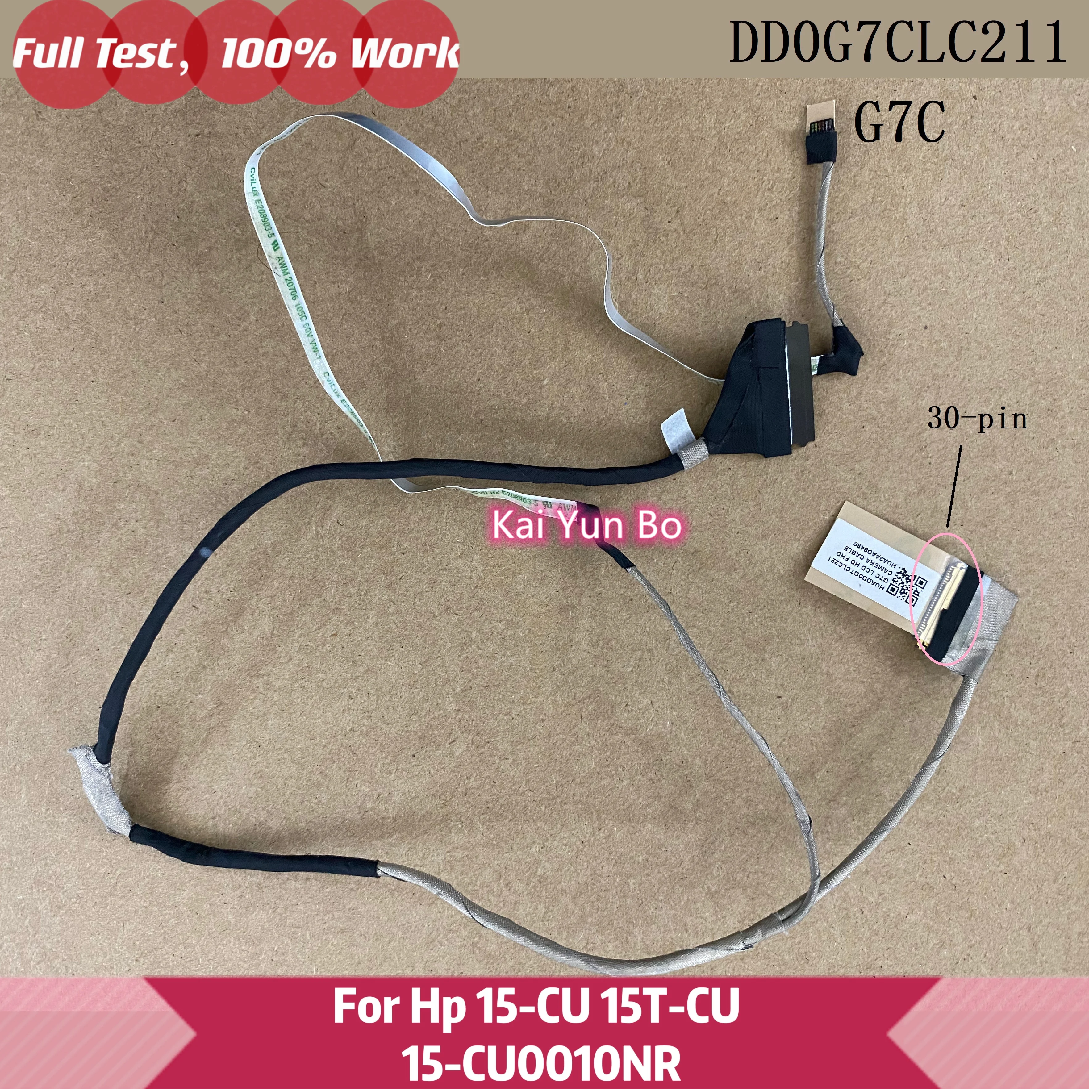 Кабель для светодиодного экрана LCD HD FHD LVDS для ноутбука Hp 15-CU 15T-CU 15-CU0010NR DD0G7CLC221 G7C 30-контактный
Кабель для светодиодного экрана LCD HD FHD LVDS для ноутбука Hp 15-CU 15T-CU 15-CU0010NR DD0G7CLC221 G7C 30-контактный