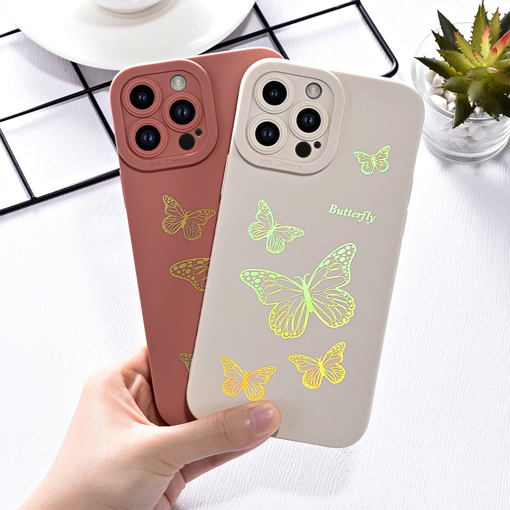 Gilding Gradient Butterfly Phone Case For iphone 11 12 13 14 Pro Max XS XR X SE 2020 2022 8 7 14 Plus Luxury Design Back Cover
Gilding Gradient Butterfly Phone Case For iphone 11 12 13 14 Pro Max XS XR X SE 2020 2022 8 7 14 Plus Luxury Design Back Cover