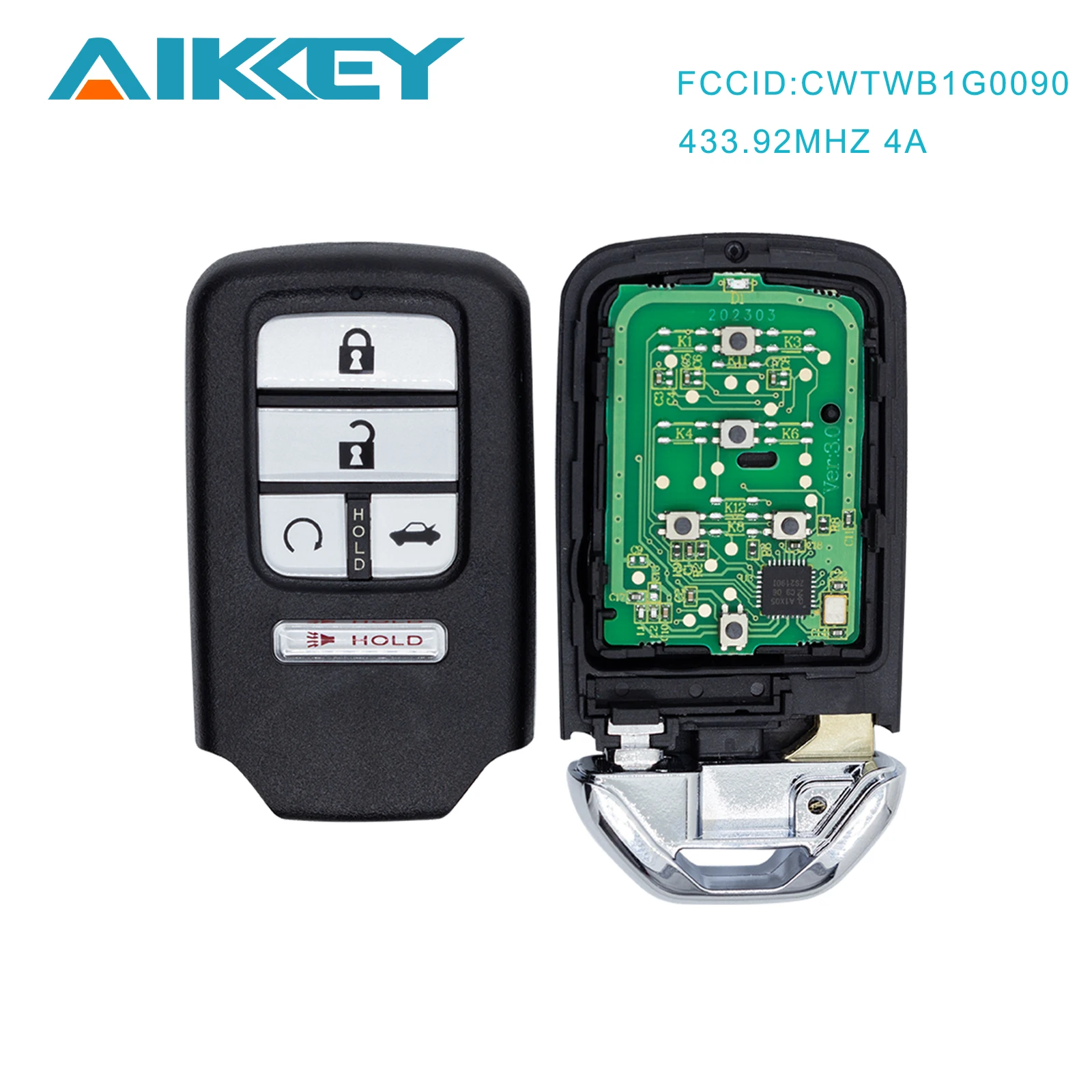 Смарт-карта AIKKEY CWTWB1G0090 без ключа для Honda Accord 2018 2019 2020 433 МГц 4A Chip 5 кнопок
Смарт-карта AIKKEY CWTWB1G0090 без ключа для Honda Accord 2018 2019 2020 433 МГц 4A Chip 5 кнопок
