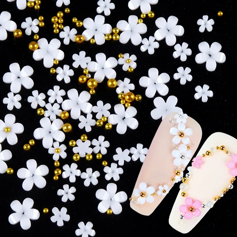 1 bag Acrylic Flower Nail Art Charms Decorations Nail Parts Gems Mixed Size Stell Ball For Manicure Design Nail Accessories
1 bag Acrylic Flower Nail Art Charms Decorations Nail Parts Gems Mixed Size Stell Ball For Manicure Design Nail Accessories