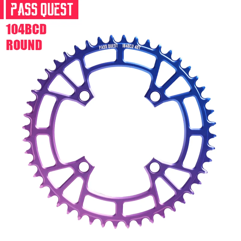 PASS QUEST 104BCD color aluminum alloy mountain bike narrow wide sprocket 32T-48T sprocket bicycle accessories bmx chainring
PASS QUEST 104BCD color aluminum alloy mountain bike narrow wide sprocket 32T-48T sprocket bicycle accessories bmx chainring