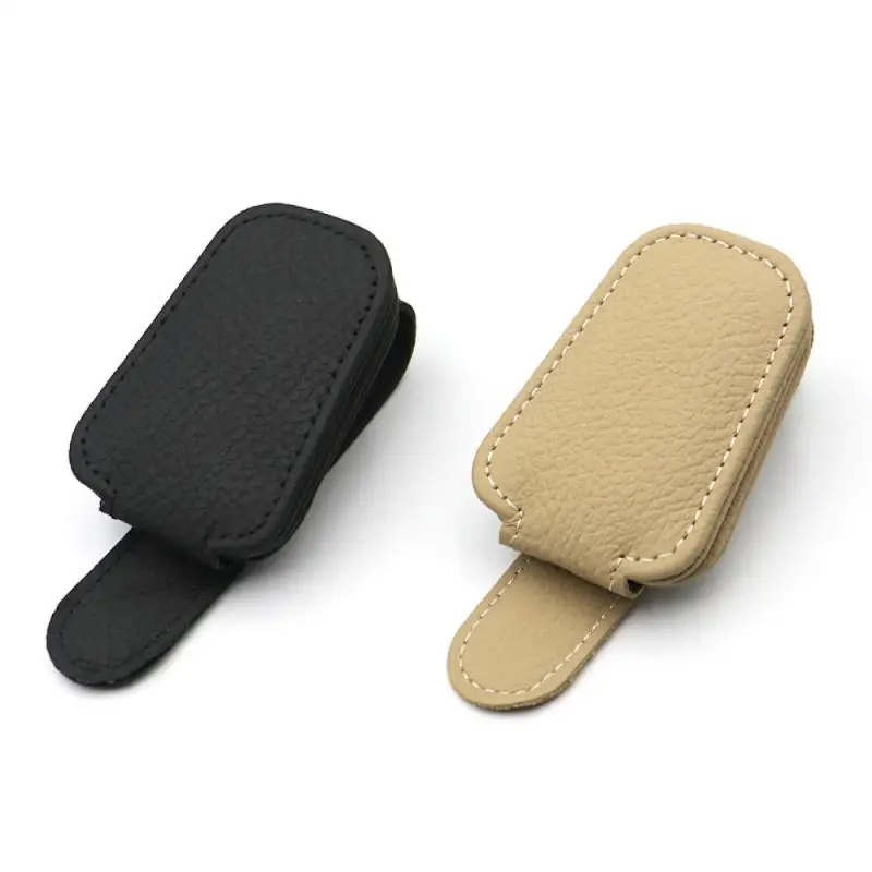 Car Sunshade Glasses Case Genuine Leather Magnetic Glasses Storage Clip Universal Auto Fastener Clip Card Ticket Holder Stand
Car Sunshade Glasses Case Genuine Leather Magnetic Glasses Storage Clip Universal Auto Fastener Clip Card Ticket Holder Stand
