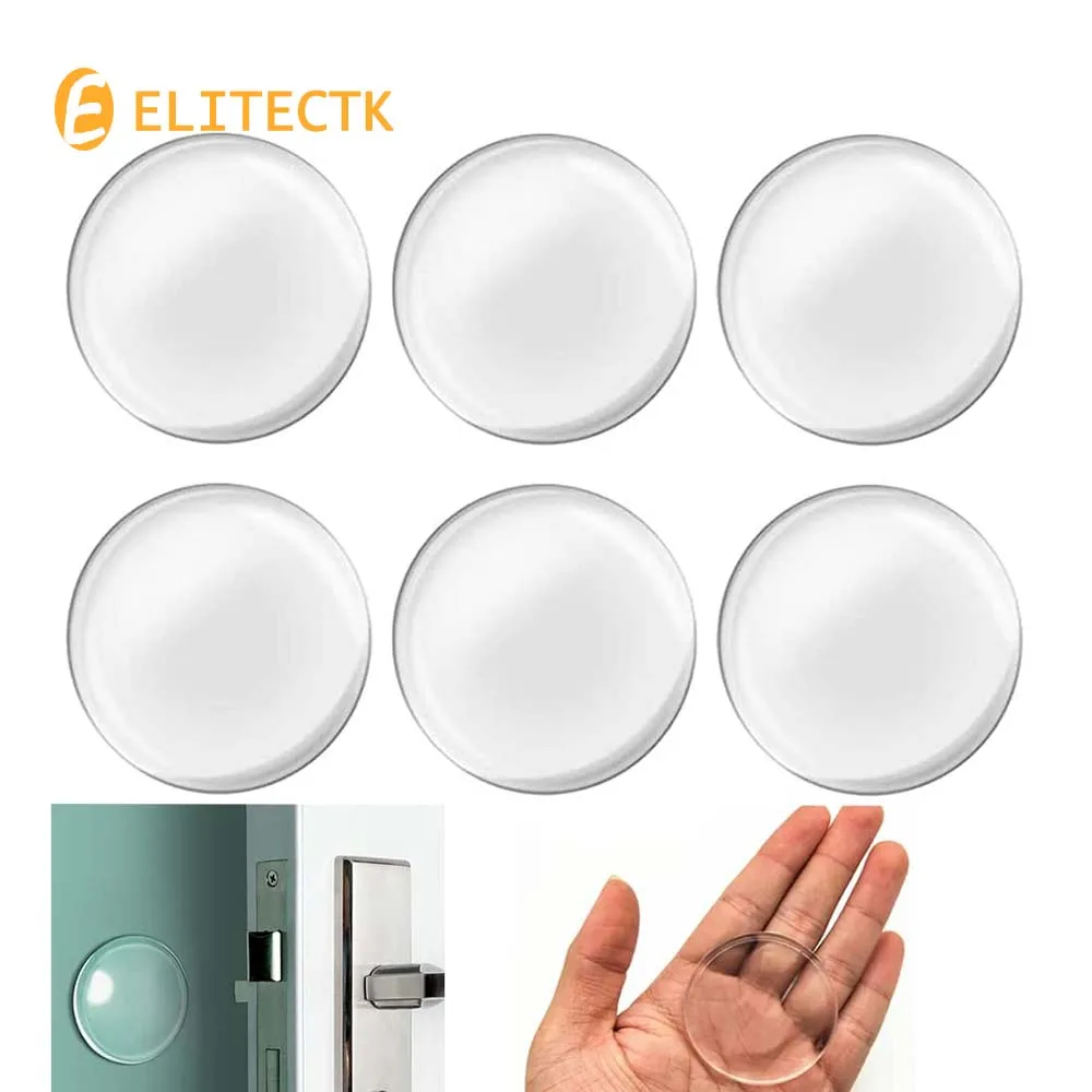 6pcs Transparent Soft Silicone Wall Protector Door Handle Bumper Protective Plug Non-slip Self-adhesive Round Doors Stop Muffler
6pcs Transparent Soft Silicone Wall Protector Door Handle Bumper Protective Plug Non-slip Self-adhesive Round Doors Stop Muffler