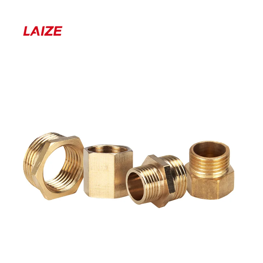 

LAIZE Brass Reduce Fitting Quick Adapter Female to Male Thread 1/8'' 1/4'' 3/8'' 1/2'' 3/4'' 1'' Water Gas Coupler Connector