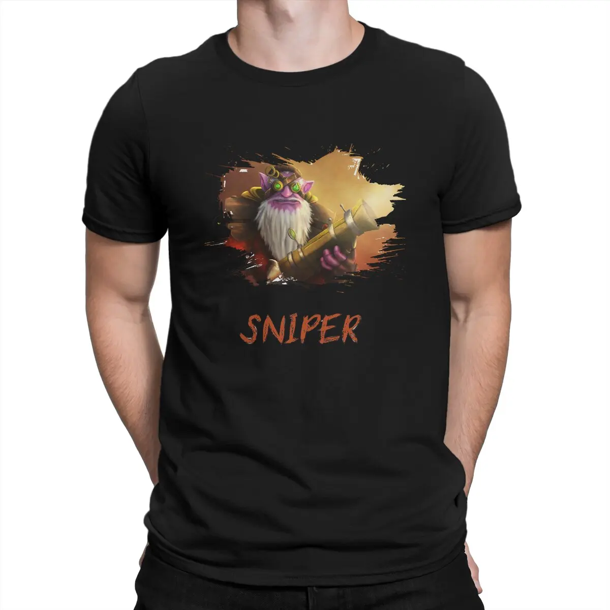 Men Sniper Essential T Shirts DOTA Real Time Strategy Game 100% Cotton Clothing Fun Short Sleeve Crew Neck Tee Shirt Gift Idea
Men Sniper Essential T Shirts DOTA Real Time Strategy Game 100% Cotton Clothing Fun Short Sleeve Crew Neck Tee Shirt Gift Idea