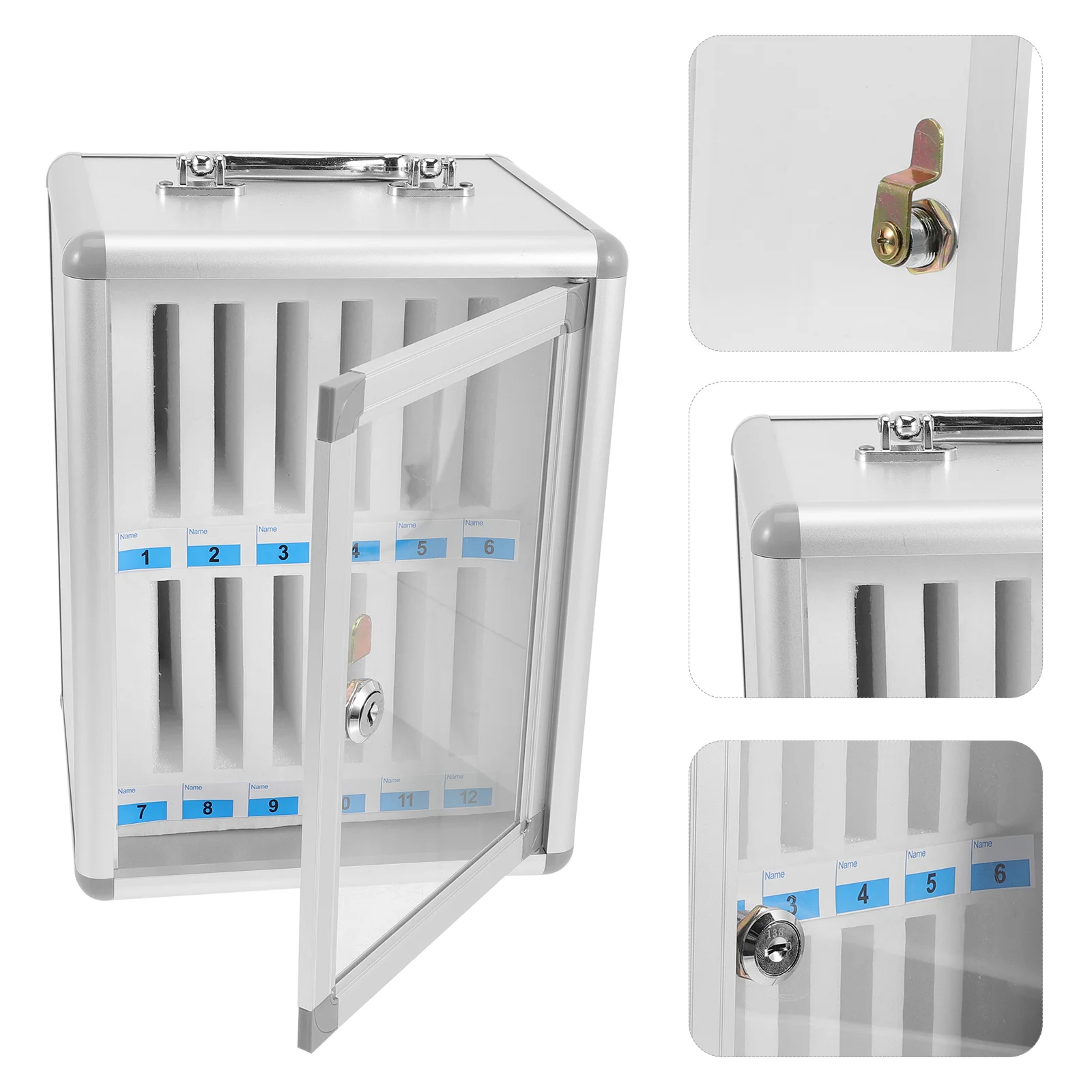 Sturdy Phone Case Cell Multi-slot Organizer Metal Lockers Storage Box Mobile Canvas Bag Fiberboard Jail Student Smartphones
Sturdy Phone Case Cell Multi-slot Organizer Metal Lockers Storage Box Mobile Canvas Bag Fiberboard Jail Student Smartphones