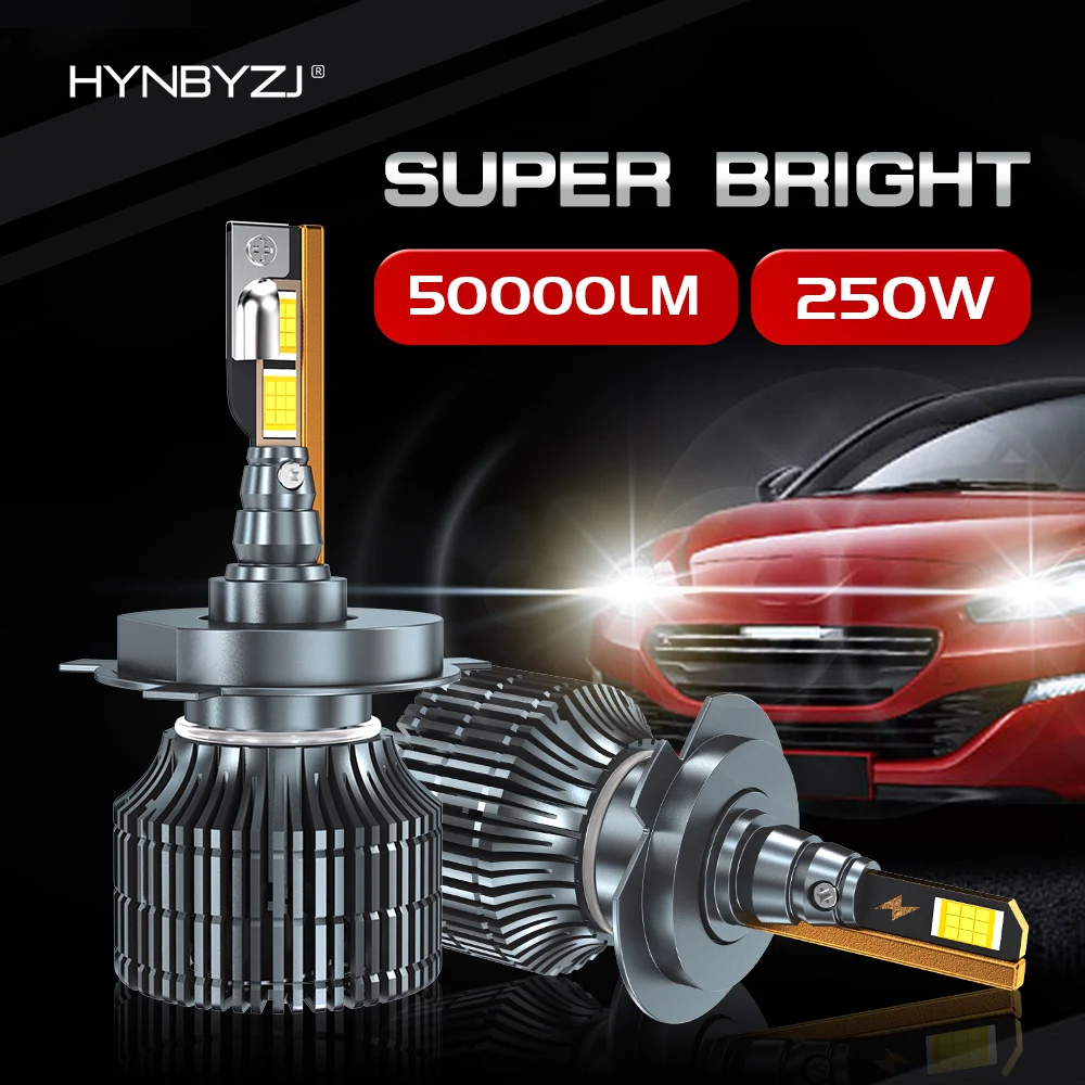 HYNBYZJ 50000LM 250W H7 Led Powerful Lamps H4 Canbus Led Headlight Bulb H11 H1 HB3 9005 HB4 9006 9012 Hir2 Led Lamps 6000K 12V
HYNBYZJ 50000LM 250W H7 Led Powerful Lamps H4 Canbus Led Headlight Bulb H11 H1 HB3 9005 HB4 9006 9012 Hir2 Led Lamps 6000K 12V