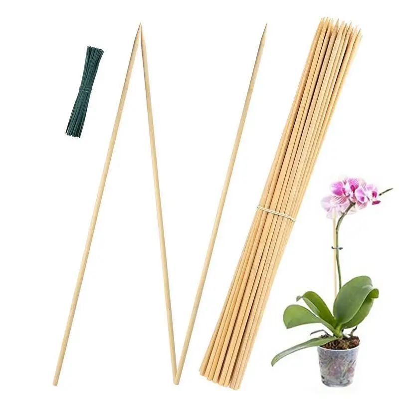 Durable Bamboos Plant Stakes 50pcs Plant Support Sticks For Flower Pot 17in Natural Plant Stem Stake Potted Plants Holder Poles
Durable Bamboos Plant Stakes 50pcs Plant Support Sticks For Flower Pot 17in Natural Plant Stem Stake Potted Plants Holder Poles