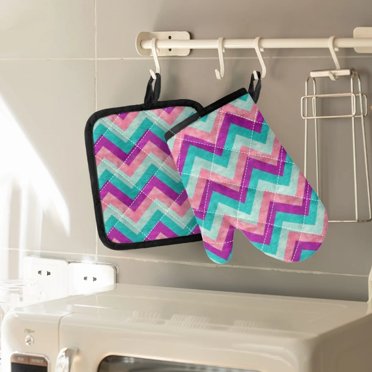TOADDMOS Non-Slip Cotton Kitchen Oven Mitts Cooking Baking Glove Potholder Stripe Print Kitchen Accessories Manopla Cocina 
TOADDMOS Non-Slip Cotton Kitchen Oven Mitts Cooking Baking Glove Potholder Stripe Print Kitchen Accessories Manopla Cocina