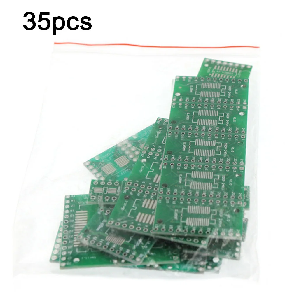 35 Pcs IC Adapter Board SSOP Board 1A 5V 5W 7 Kinds Accessories DIP8/SMD To DIP Electric For SOP8 PCB Conversion
35 Pcs IC Adapter Board SSOP Board 1A 5V 5W 7 Kinds Accessories DIP8/SMD To DIP Electric For SOP8 PCB Conversion