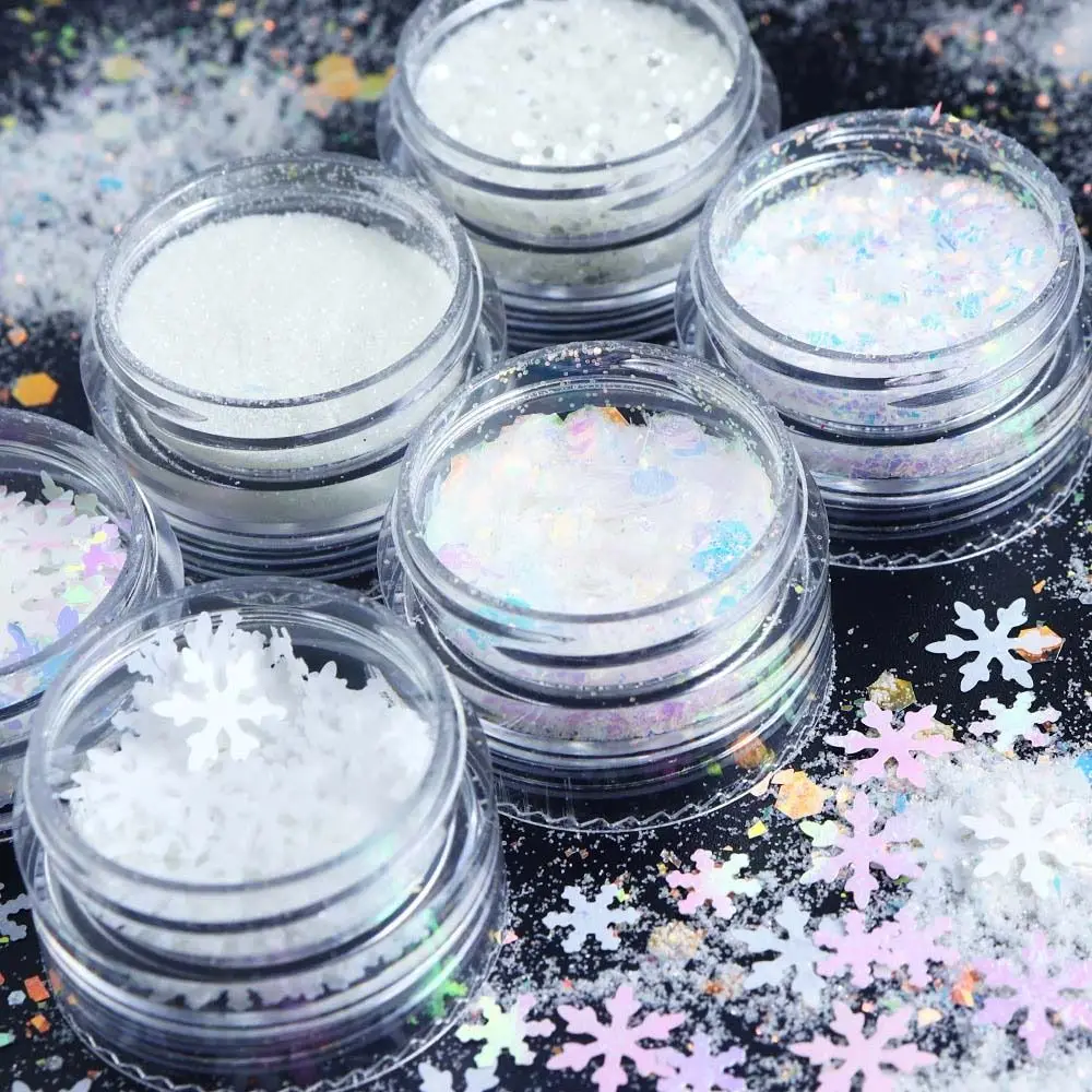 6Pcs/set Xmas Nail Accessories Christmas Nail Sequins Nail Pigment Dust Nail Art Decorations Christmas Nail Woolen Powder
6Pcs/set Xmas Nail Accessories Christmas Nail Sequins Nail Pigment Dust Nail Art Decorations Christmas Nail Woolen Powder