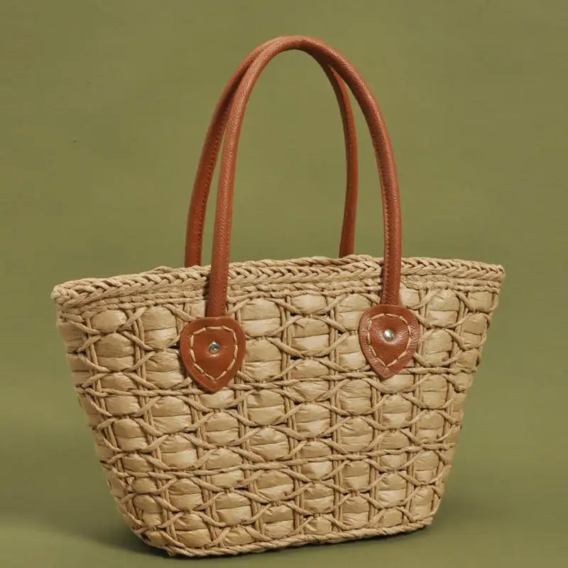 Summer Hollow Tote for Women Straw Weave Large Handbag Paper Rope Shoulder Bag Female Casual Basket Bags Fashion Bucket Bags Ins
Summer Hollow Tote for Women Straw Weave Large Handbag Paper Rope Shoulder Bag Female Casual Basket Bags Fashion Bucket Bags Ins
