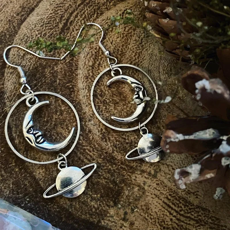 Луна и Вселенная, серебряные серьги с планетами, таинственный полумесяц, женские модные новые Подвесные серьги
Луна и Вселенная, серебряные серьги с планетами, таинственный полумесяц, женские модные новые Подвесные серьги
