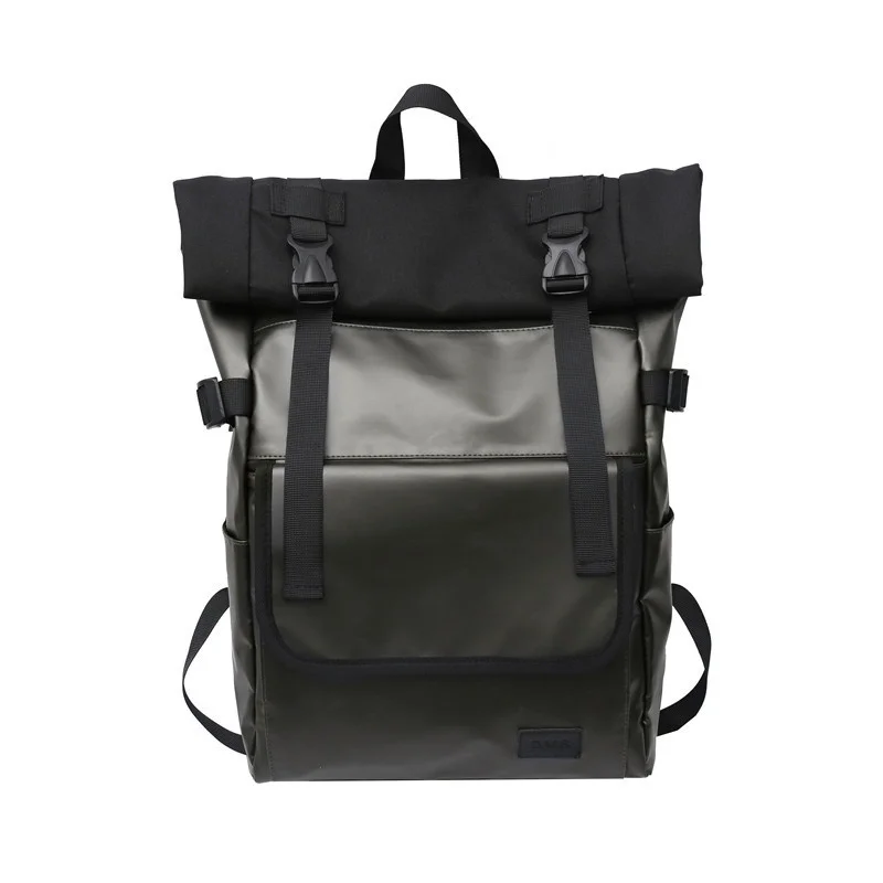 Fashion Trend Men's Backpack Waterproof Large Capacity PU Leather Student Schoolbag Harajuku Travel Bag For Women Unisex
Fashion Trend Men's Backpack Waterproof Large Capacity PU Leather Student Schoolbag Harajuku Travel Bag For Women Unisex