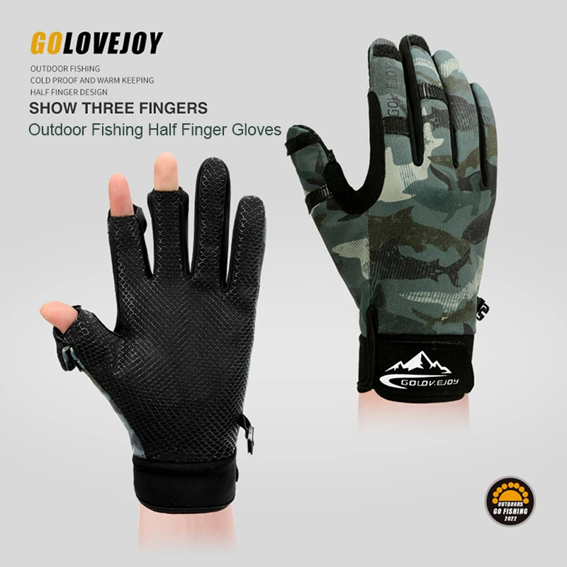 1Pair Fishing gloves Outdoor fishing anti-skid wear-resistant plush warm gloves Exposed finger touch screen
1Pair Fishing gloves Outdoor fishing anti-skid wear-resistant plush warm gloves Exposed finger touch screen