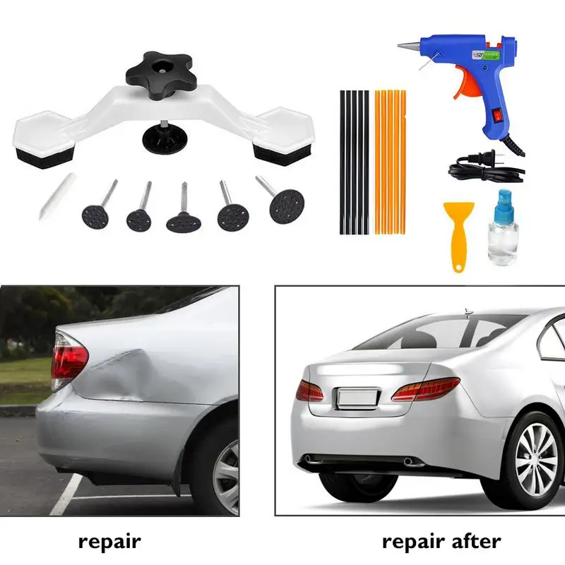 

Dent Pulling Kit Dent Repair Kit Dent Removal Tool 20Pcs Dent Puller Kit For Auto Dent Puller Lifter Washing Machines Car Dents