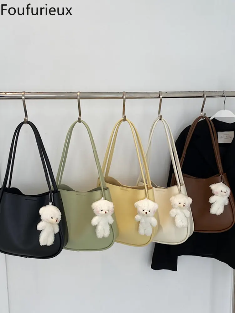 Foufurieux Leather Top Handle Bag with Clutch Purse Simple Stylish Shoulder Hobo Handbag Portable Casual Women Work Bag Casual
Foufurieux Leather Top Handle Bag with Clutch Purse Simple Stylish Shoulder Hobo Handbag Portable Casual Women Work Bag Casual
