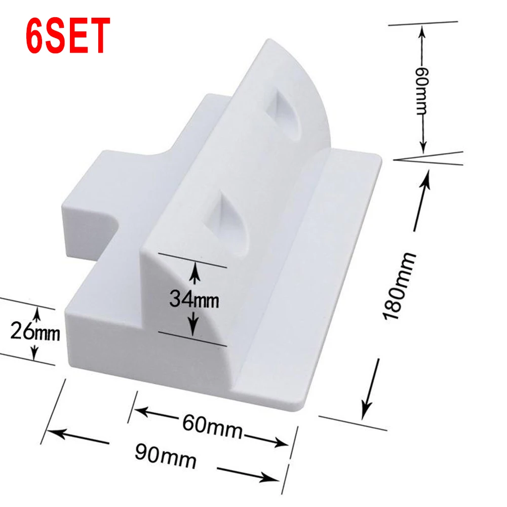 Bracket Mounting Brackets Boat Flat Roof RV 6 Pieces ABS Accessories Adjustable Kits Bracket Sets Replacements
Bracket Mounting Brackets Boat Flat Roof RV 6 Pieces ABS Accessories Adjustable Kits Bracket Sets Replacements